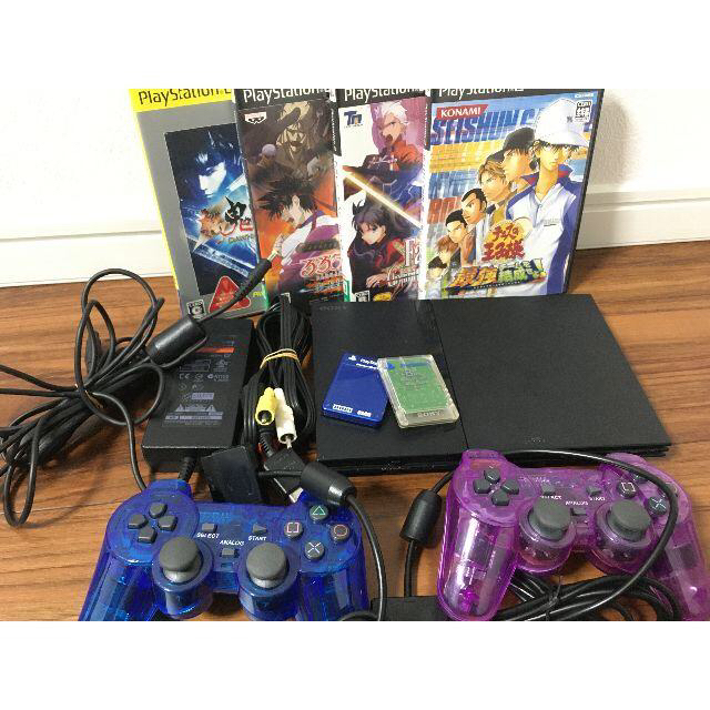 PS2 本体+コントローラ+メモリカード+ソフト セット