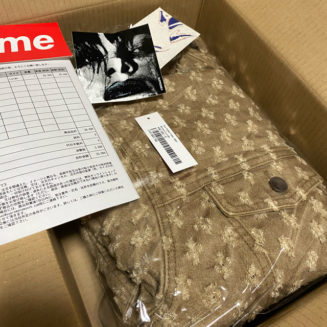大人気定番商品 Supreme Trucker Denim Punch Hole 【L】Supreme - G