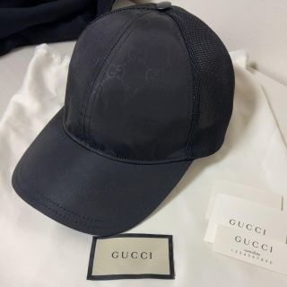 グッチ(Gucci)のGUCCI/GGモノグラムロゴメッシュキャップ/帽子/新品同様(キャップ)