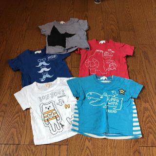 サンカンシオン(3can4on)のティシャツ5枚セット　サイズ80(Ｔシャツ)