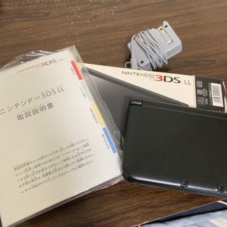 ニンテンドー3DS(ニンテンドー3DS)の専用ニンテンドー3DSLL ブラック(携帯用ゲーム機本体)