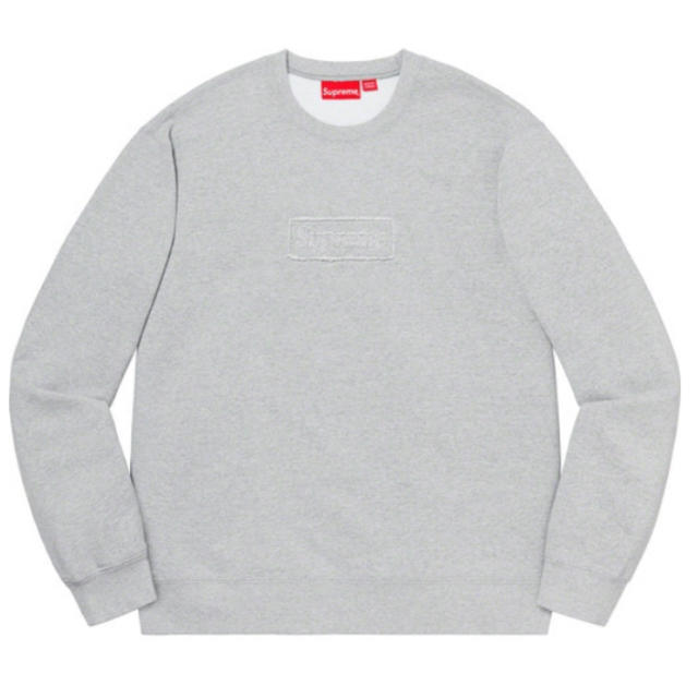 メンズ【L】Supreme Cutout Logo Crewneck