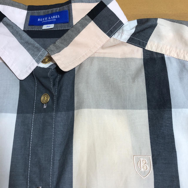 BURBERRY BLUE LABEL(バーバリーブルーレーベル)の美品＊ブルーレーベルクレストブリッジ＊チェックシャツ レディースのトップス(シャツ/ブラウス(長袖/七分))の商品写真