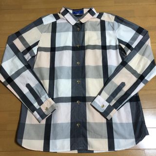 バーバリーブルーレーベル(BURBERRY BLUE LABEL)の美品＊ブルーレーベルクレストブリッジ＊チェックシャツ(シャツ/ブラウス(長袖/七分))