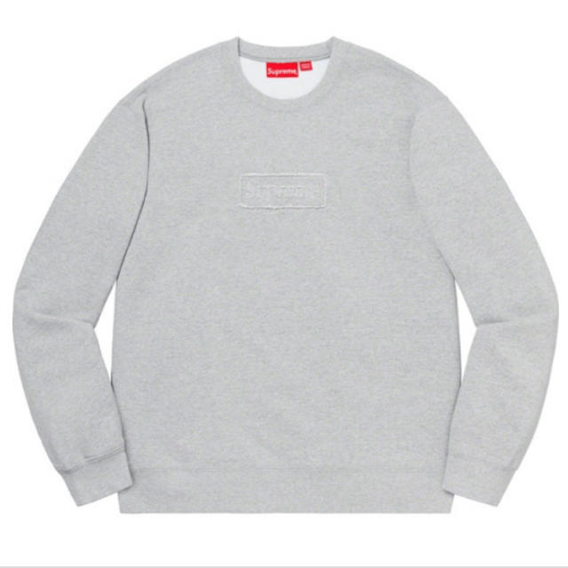 【L】Supreme Cutout Logo Crewneck