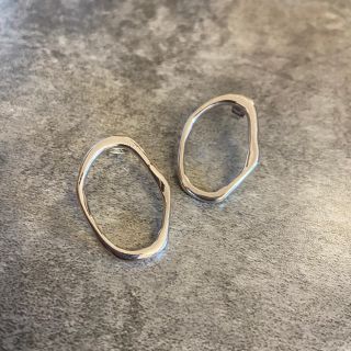 ピアス　フープピアス　シルバー(ピアス)