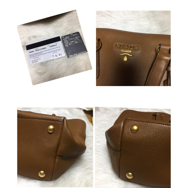 注意事項美品 PRADA プラダ 1BG043 VITELLO PHENIX