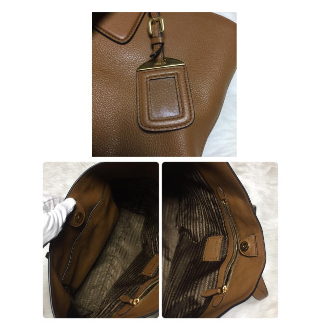 注意事項美品 PRADA プラダ 1BG043 VITELLO PHENIX