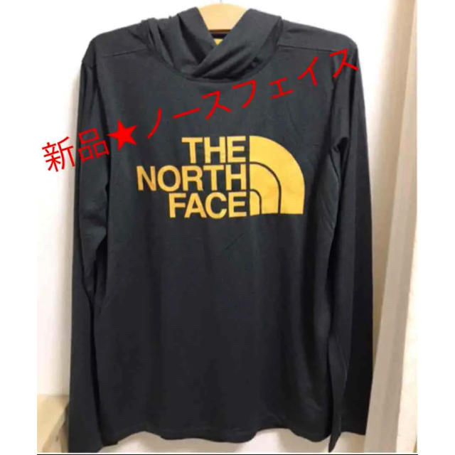 新品タグ付き　ザノースフェイス　パーカー　長袖Tシャツ　グレー