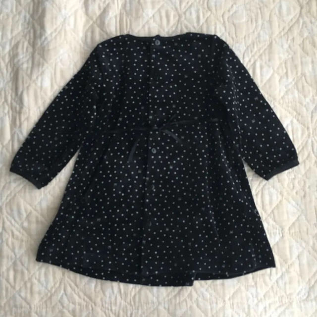 BeBe(ベベ)のBEBE チュニック ワンピース 90 & BEBE ベスト 90 未使用 キッズ/ベビー/マタニティのキッズ服女の子用(90cm~)(ワンピース)の商品写真