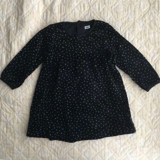 ベベ(BeBe)のBEBE チュニック ワンピース 90 & BEBE ベスト 90 未使用(ワンピース)