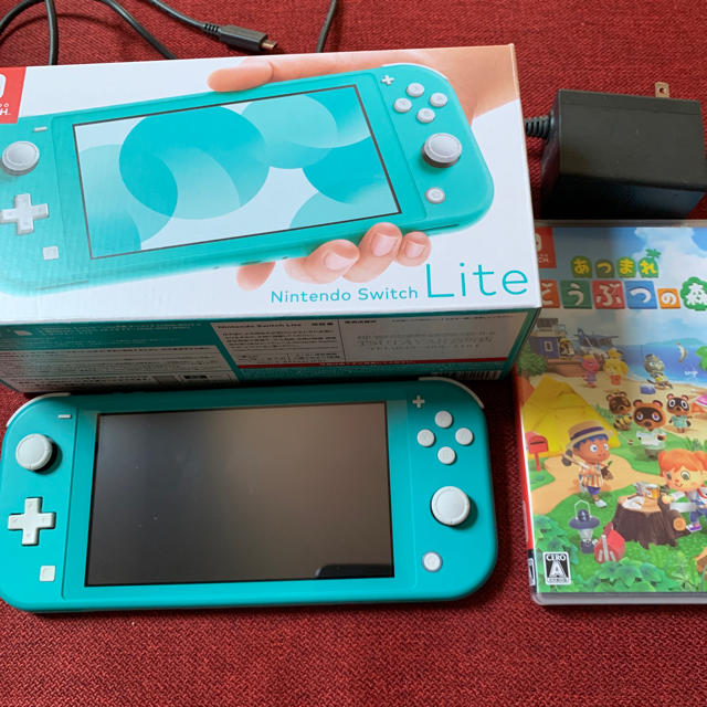 Nintendo Switch  Lite ターコイズ どうぶつの森 セット