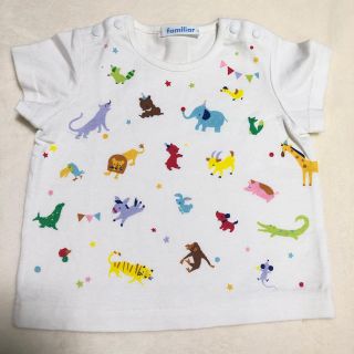 ファミリア(familiar)の未使用品　Tシャツ　半袖　ファミリア　70(Ｔシャツ)