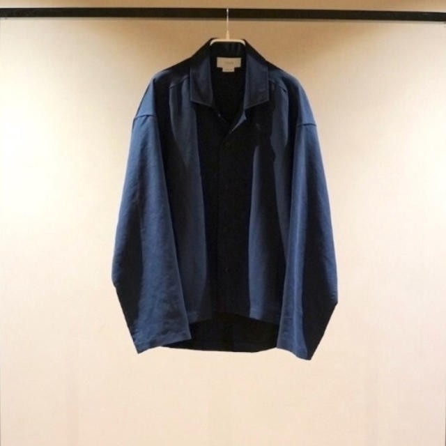 YOKE 19ss  WIDE SHORT BLOUSON【青色・サイズM】