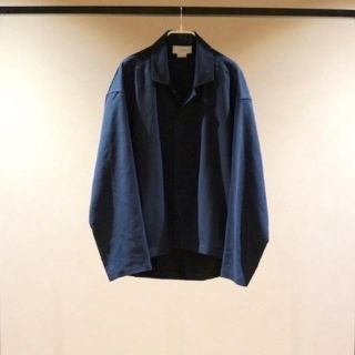 サンシー(SUNSEA)のYOKE 19ss  WIDE SHORT BLOUSON【青色・サイズM】(ブルゾン)