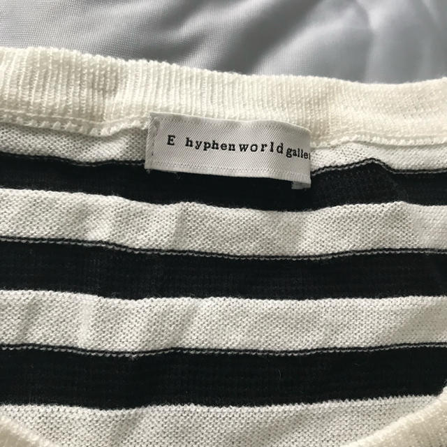 E hyphen world gallery(イーハイフンワールドギャラリー)のイーハイフン＊ノースリーブニット タンクトップ earth.ZARA レディースのトップス(タンクトップ)の商品写真