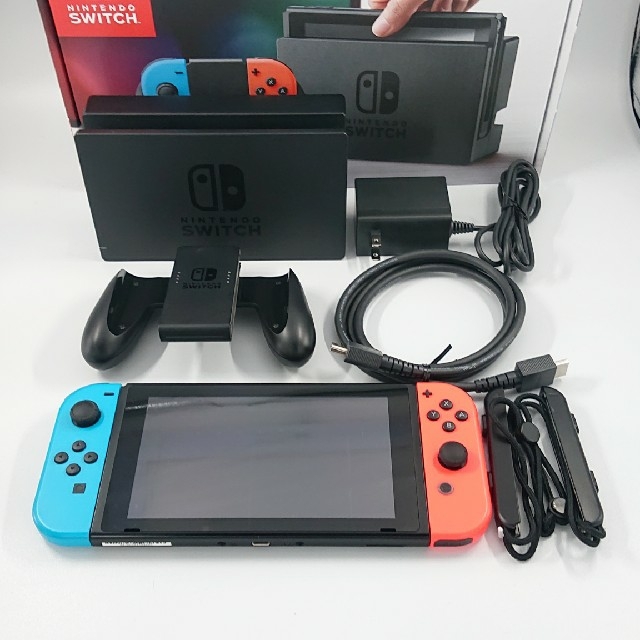 Nintendo Switch(ニンテンドースイッチ)のNintendo Switch  ニンテンドースイッチ本体 旧型 付属品全有 エンタメ/ホビーのゲームソフト/ゲーム機本体(家庭用ゲーム機本体)の商品写真