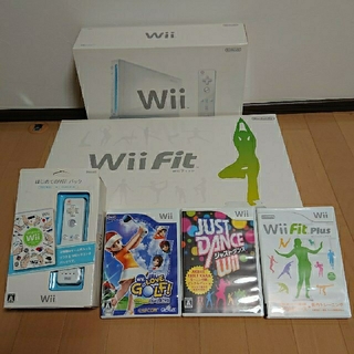 Nintendo wii本体+バランスボード+はじめてのWiiパック+ソフトエンタメ/ホビー