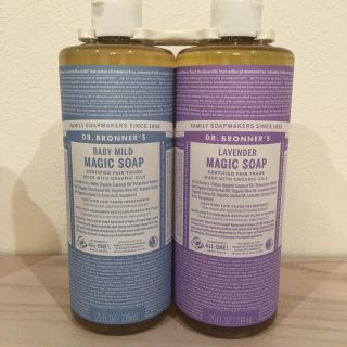 マジックソープ(Magic Soap)のマジックソープ　ラベンダー・ベビーマイルド各1本　739ml(ボディソープ/石鹸)