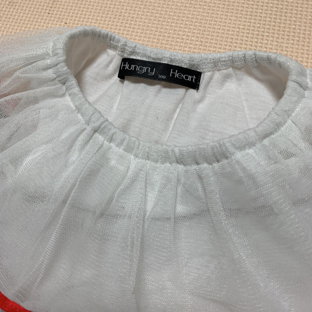 MARKEY'S(マーキーズ)のマーキーズ：チュールノースリーブ 100cm キッズ/ベビー/マタニティのキッズ服女の子用(90cm~)(Tシャツ/カットソー)の商品写真