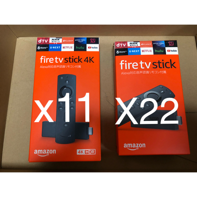 FireTVstick【33個セット】fire tv stick & fire tv stick 4K