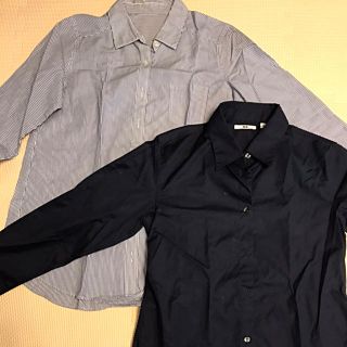 ユニクロ(UNIQLO)の【値下げしました】Yシャツ2枚セット(シャツ/ブラウス(長袖/七分))