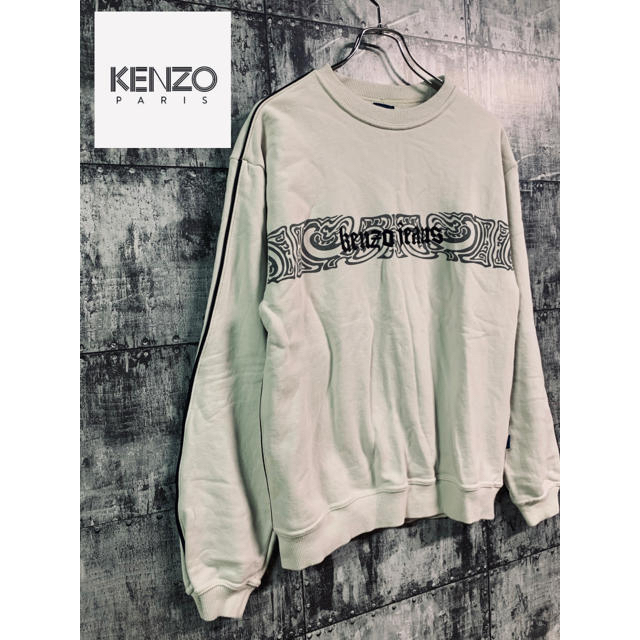 【レア】90s KENZO vintage スウェット トレーナー グレー80s