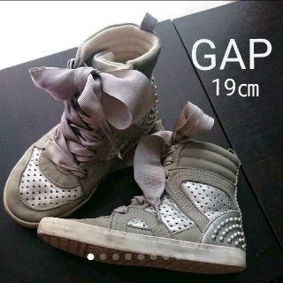 ギャップ(GAP)のGAPハイカットスニーカー 19㎝(スニーカー)