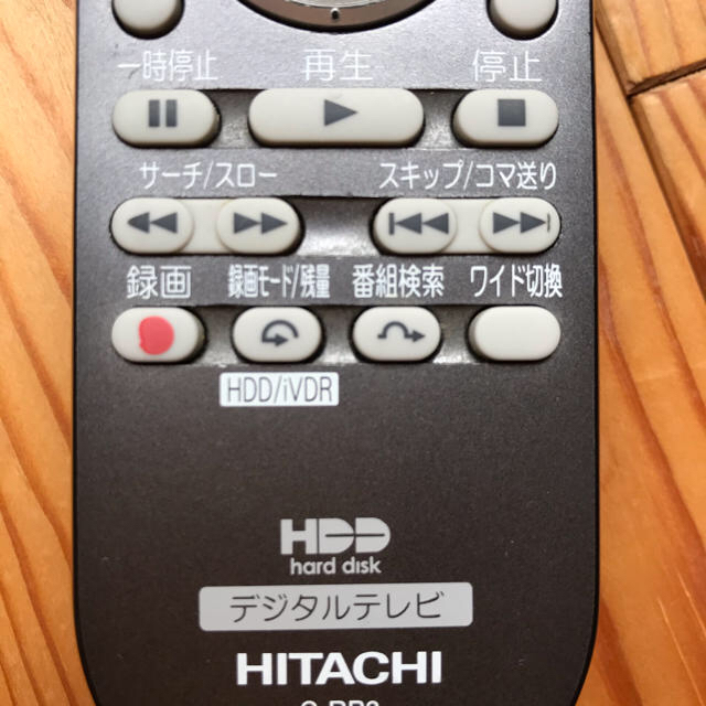 日立(ヒタチ)の日立テレビ　リモコン スマホ/家電/カメラのテレビ/映像機器(テレビ)の商品写真