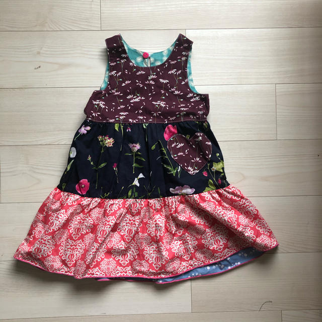 ハワイ／ボヘミア風ドレス(新品)@B55 キッズ/ベビー/マタニティのキッズ服女の子用(90cm~)(ワンピース)の商品写真