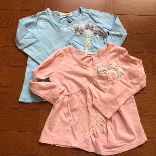 ジェモー(Gemeaux)のサイズ100  Gemeaux ☆ジェモー　長袖Tシャツセット(Tシャツ/カットソー)