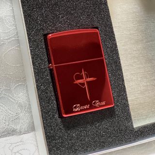 ジッポー(ZIPPO)のZIPPO メタリックレッド 新品(タバコグッズ)