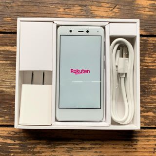 ラクテン(Rakuten)の【新品】楽天mini ホワイト(スマートフォン本体)