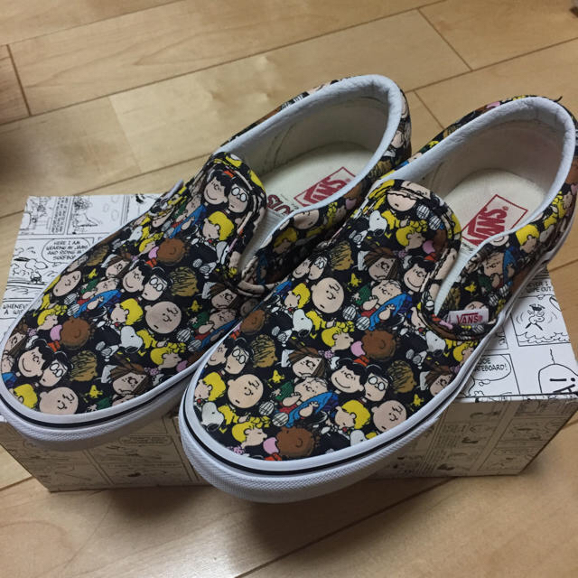 SNOOPY(スヌーピー)のsnoopy スヌーピー vans バンズ スニーカー 21cm キッズ/ベビー/マタニティのキッズ靴/シューズ(15cm~)(スニーカー)の商品写真