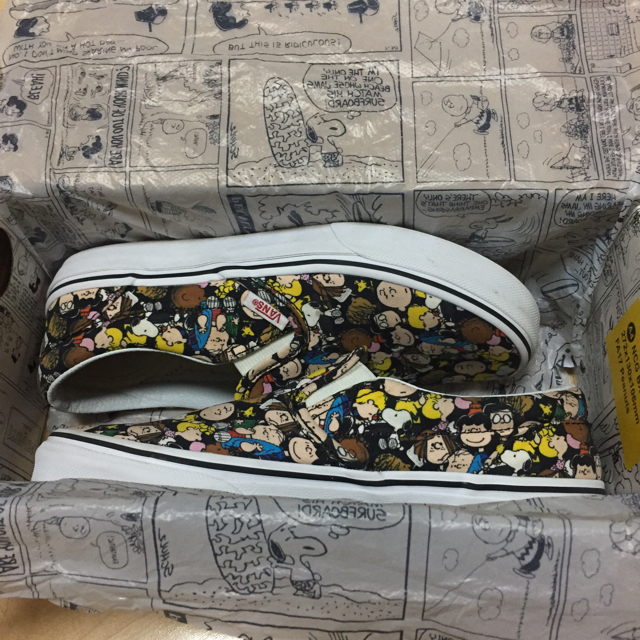 SNOOPY(スヌーピー)のsnoopy スヌーピー vans バンズ スニーカー 21cm キッズ/ベビー/マタニティのキッズ靴/シューズ(15cm~)(スニーカー)の商品写真