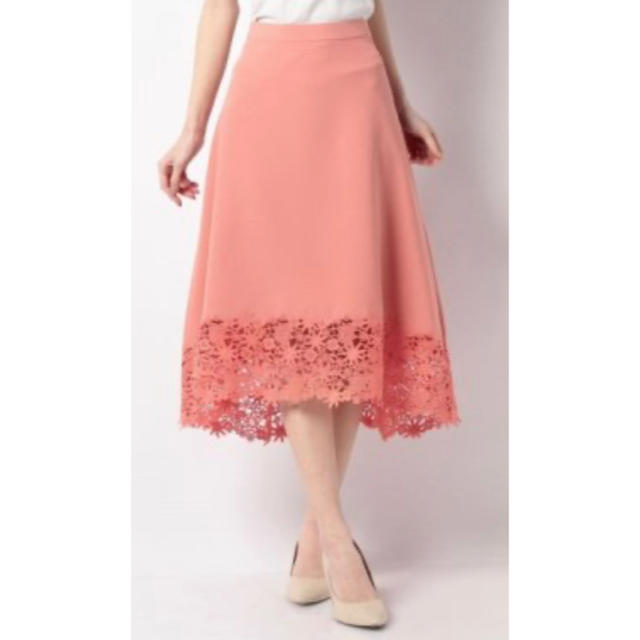 ANAYI(アナイ)のANAYI ダブルクロス刺繍フレアスカート　未使用に近い レディースのスカート(ロングスカート)の商品写真