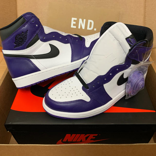 NIKE(ナイキ)の28.5cm Air Jordan 1 Retro High OG purple メンズの靴/シューズ(スニーカー)の商品写真