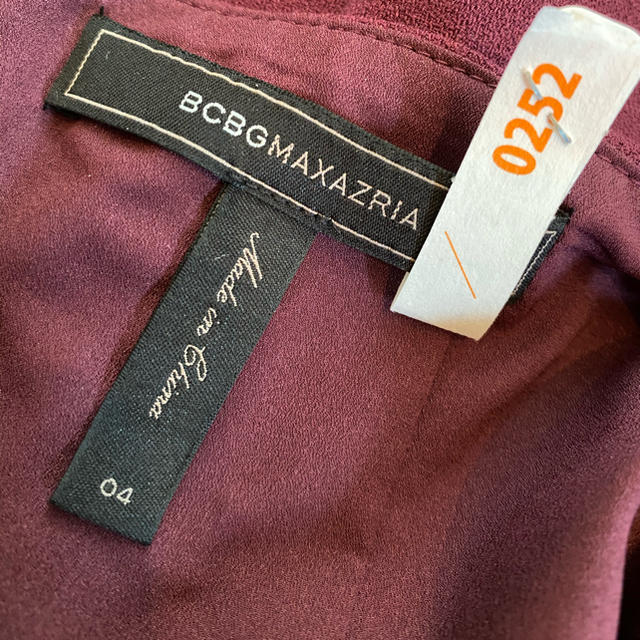 BCBGMAXAZRIA(ビーシービージーマックスアズリア)のビーシービージーマックスアズリア　ワンピースドレス レディースのフォーマル/ドレス(ミディアムドレス)の商品写真