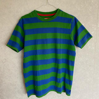 シュプリーム(Supreme)のシュプリーム グリーンxブルー ボーダー メンズ Tシャツ サイズS(Tシャツ/カットソー(半袖/袖なし))