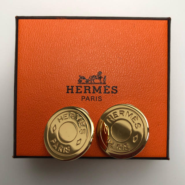 Hermes(エルメス)の超美品　エルメスHERMES セリエ　イヤリング　ゴールド レディースのアクセサリー(イヤリング)の商品写真