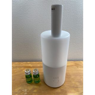 ムジルシリョウヒン(MUJI (無印良品))の無印良品　超音波アロマ加湿器　エッセンシャルオイル付き(加湿器/除湿機)