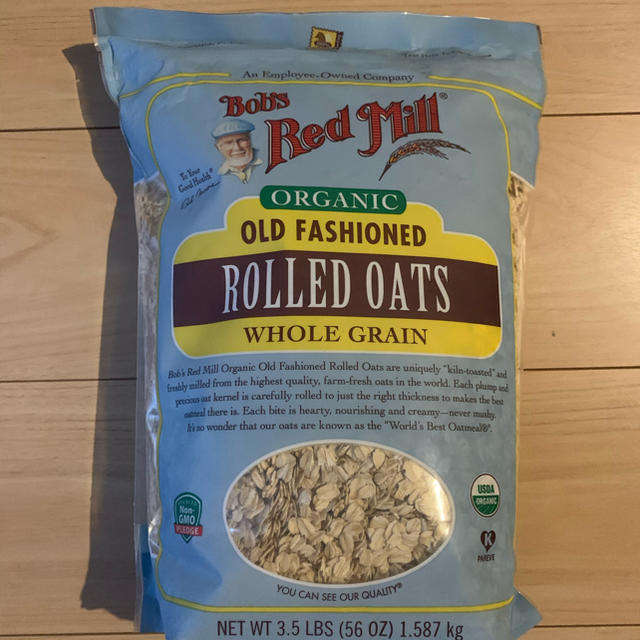 Bob's Red Mill Organic ROLLED OATS 食品/飲料/酒の食品(米/穀物)の商品写真