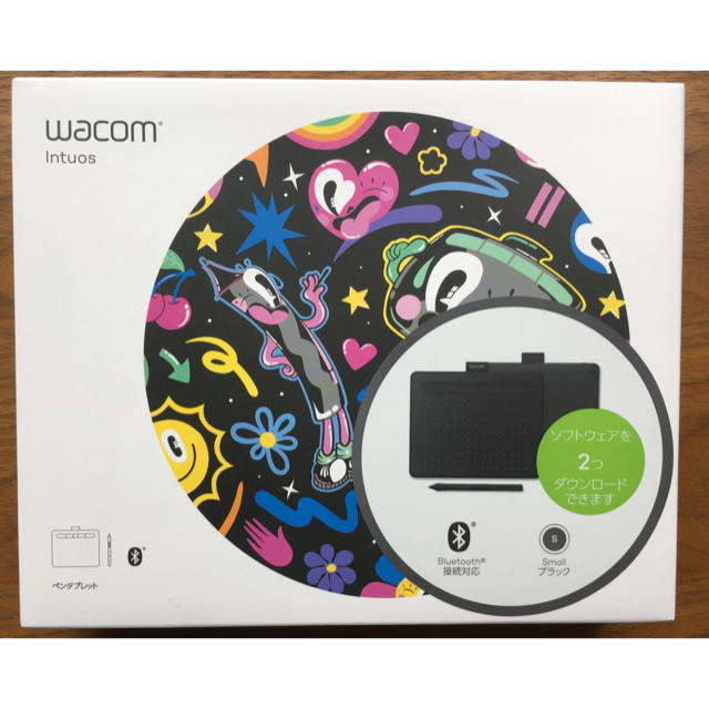 Wacom(ワコム)の【美品】ワコム WACOM Intuos Small ワイヤレス ブラック スマホ/家電/カメラのPC/タブレット(PC周辺機器)の商品写真