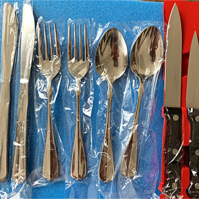 スプーン フォーク ナイフ 2セット インテリア/住まい/日用品のキッチン/食器(カトラリー/箸)の商品写真