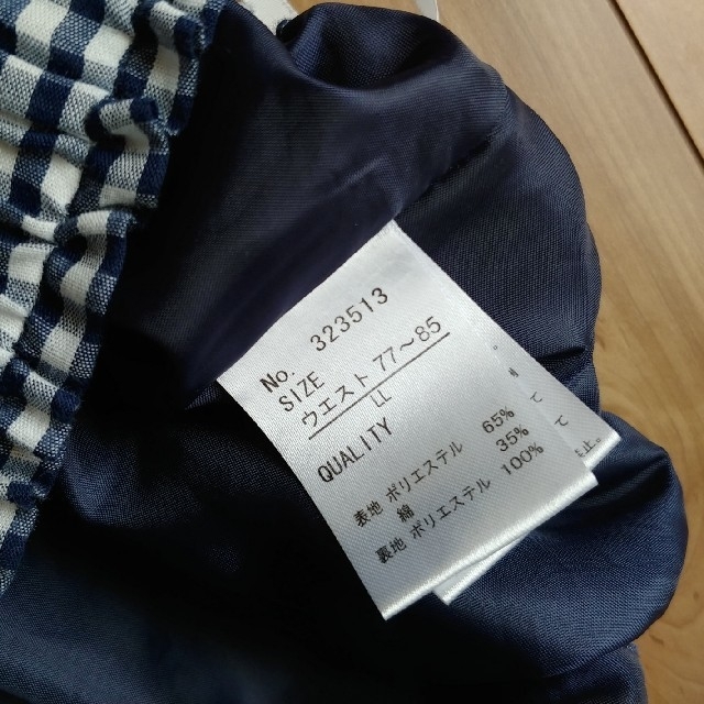 【くるくる様専用】ギンガムチェックスカート  レディースのスカート(ひざ丈スカート)の商品写真
