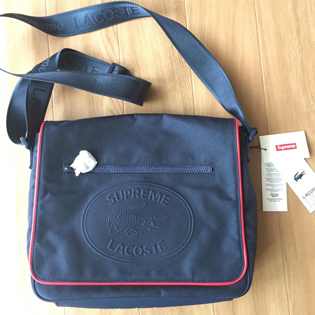 人気ブランド多数対象 Supreme Lacoste Small Messenger Bag Navy