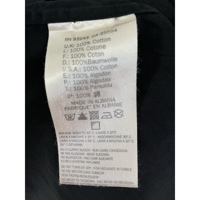 DIESEL(ディーゼル)のDIESEL ディーゼル 長袖シャツ サイズ S   ブラック　SLIM FIT メンズのトップス(シャツ)の商品写真