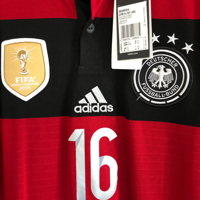 adidas(アディダス)のドイツ代表　2014/15 2nd 新品　ラウム選手 スポーツ/アウトドアのサッカー/フットサル(ウェア)の商品写真
