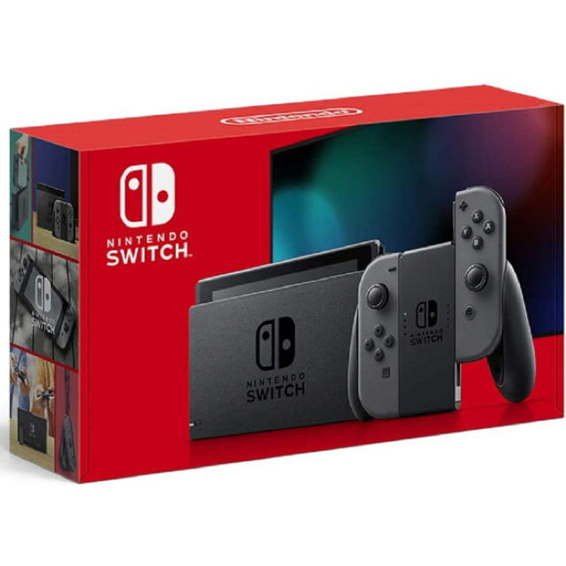 新品未開封 NintendoSwitch ニンテンドースイッチ本体 グレー 新型あつもり