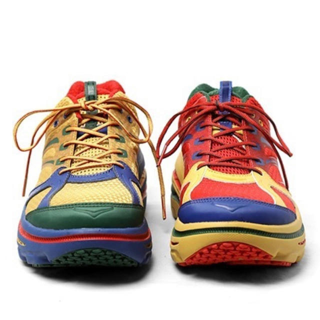 Engineered Garments(エンジニアードガーメンツ)の【新品 未使用 28.0】HOKA × EG BONDI B マルチカラー メンズの靴/シューズ(スニーカー)の商品写真